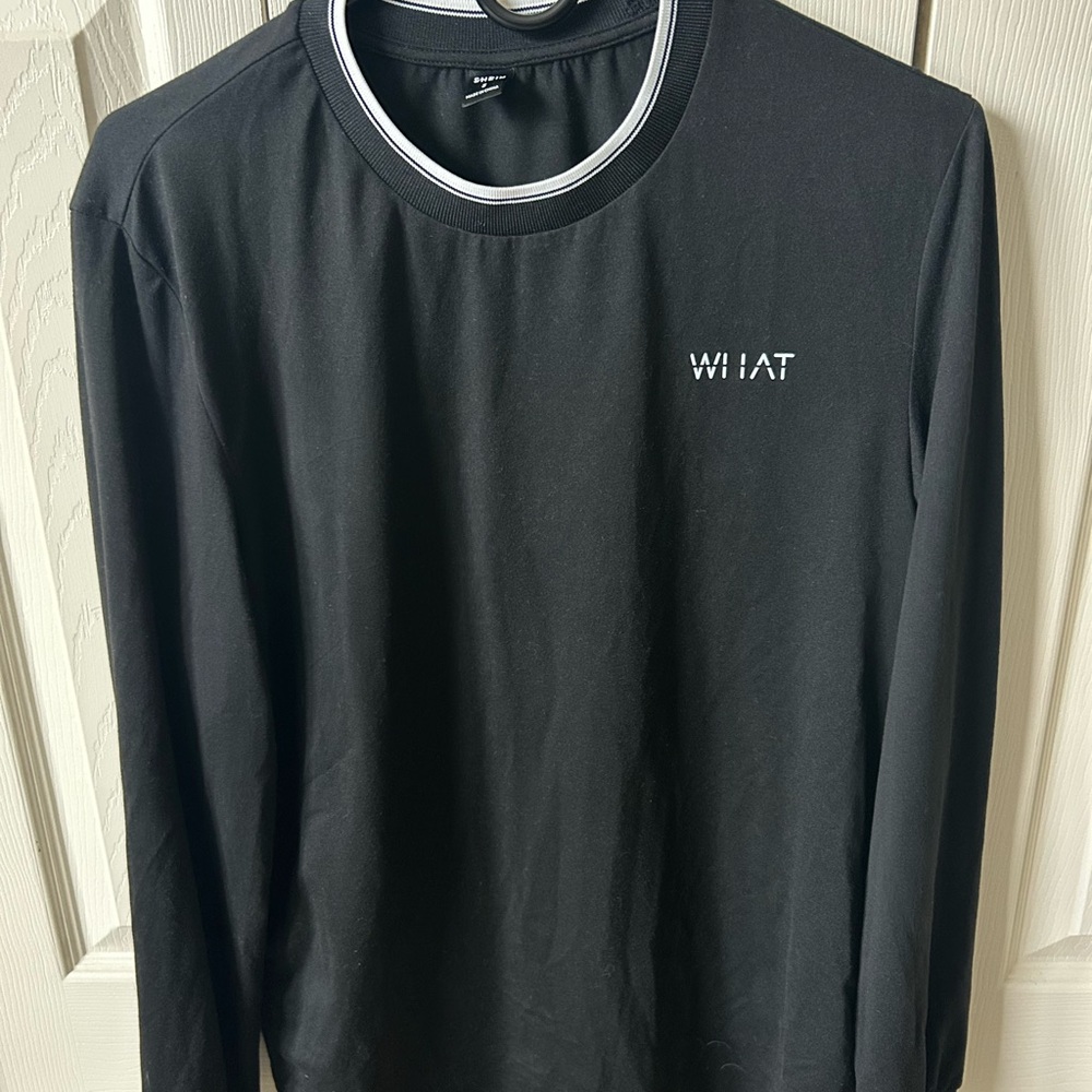 Black Men's Shirt- SHEIN size small